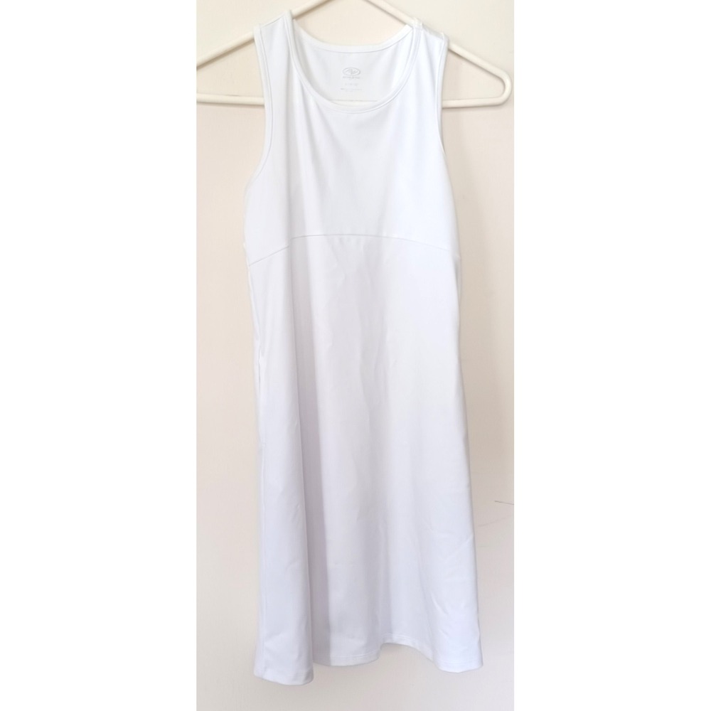 Athletic Works Girls L 10-12 White Active Tennis Golf Dress Pockets Preppy Tween